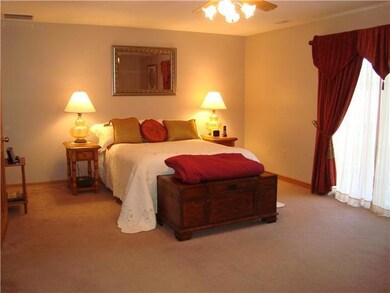 Master Bedroom. Split floor plan! Large master bedroom with walk in closets!