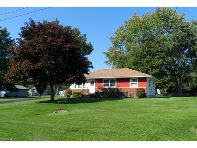 This home offers a spacious double lot.