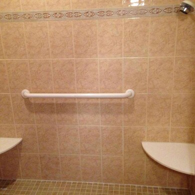Master Shower with Seats!
