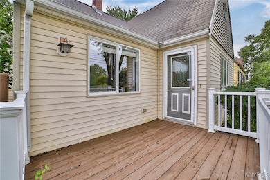 Front features Deck