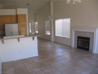 Fireplace in dining/family room