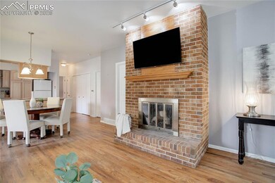 Open Floor PLan | Brick Fireplace