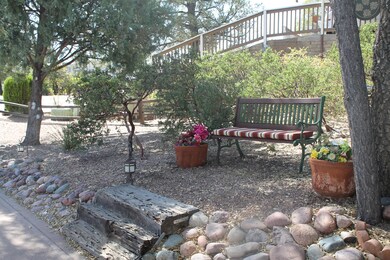 Front garden seating area