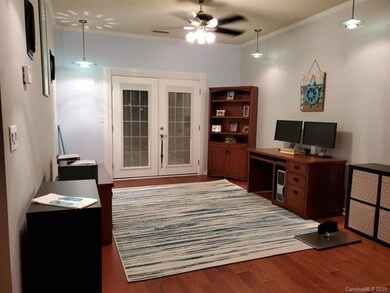 This room is currently used as an office. It would