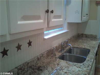 Kitchen - New granite countertops and beadboard ba