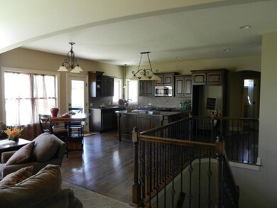 open kitchen is perfect for entertaining!