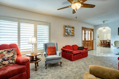 Living room and entry