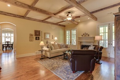 Hardwood Floors, Hewn Wood Box Beam Ceiling, Gas L