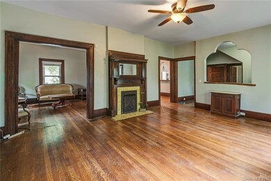 Partially open concept creates good flow of living space.