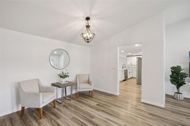 Flex space could be used as dining room, sitting area or study