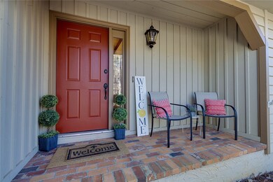 inviting front porch