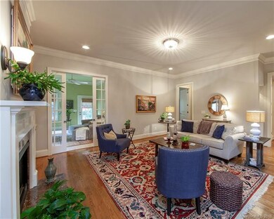 Another view of the living room with glass pocket 