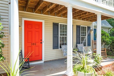relaxing front porch