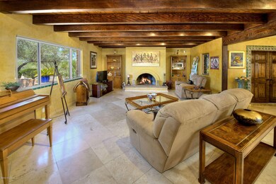 Living Room with Fireplace