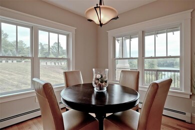 Dining area with views.