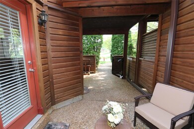 View from patio set.