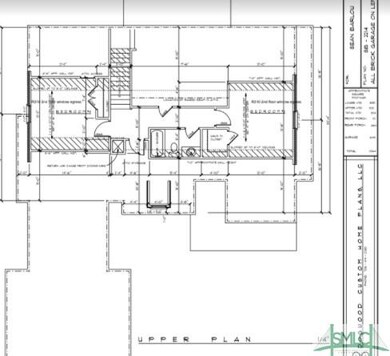 Upper floor plan