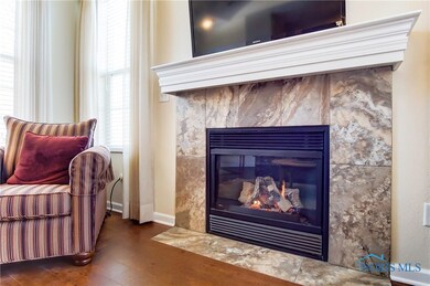 Stunning Fireplace with Beautiful Surround