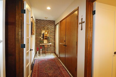 Foyer with ceramic tile floor