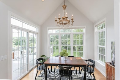Breakfast Room with access to deck