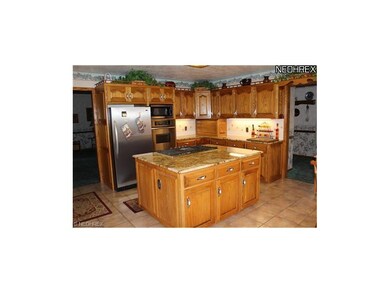 This kitchen is huge and gorgeous.  Granite counte