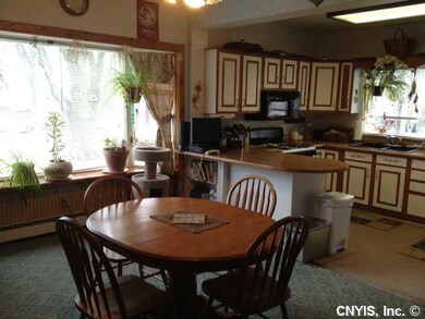 Dining Room Kitchen and dining room have an open f