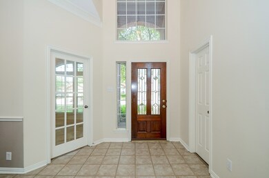Light and bright entry with study in the front of the home.