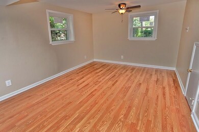 The family room is off of the kitchen and dining area.