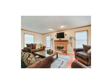 Enjoy cozy nights by the wood burning fireplace.