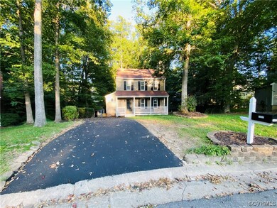 View of front facade featuring a porch