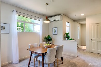 Equipped with mini-ductless heat pump to satisfy your heating and cooling needs.