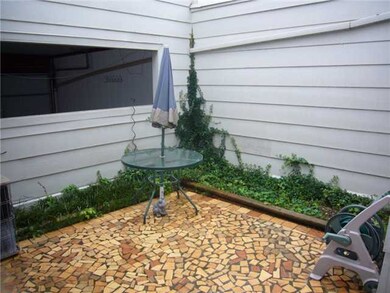 Private patio courtyard