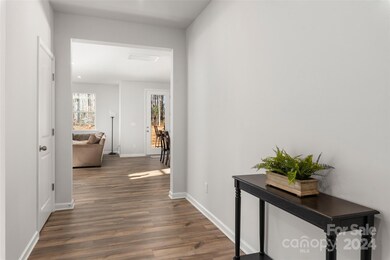 Another entry view.  What you don't see is the huge storage area behind the door to the left.  The builder utilized the entire area under the stairs.