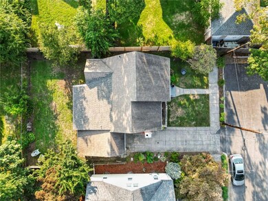 Fenced-in backyard