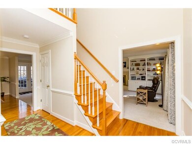 Lovely foyer in the entrance of the home