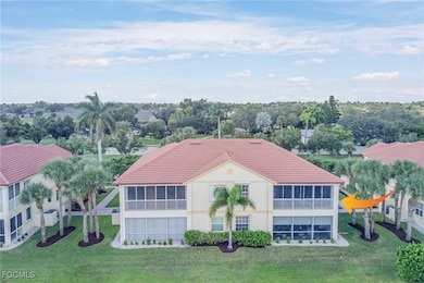 Bird's eye view of a tree filled landscape