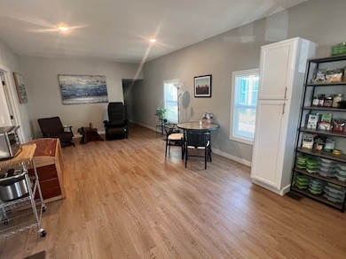 Roomy living / dining area.