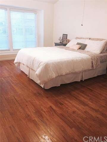 1st bedroom w Hardwood floors
