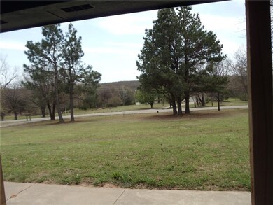 View from covered front porch.