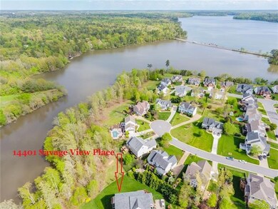 Great view of the back yard in relation to the res