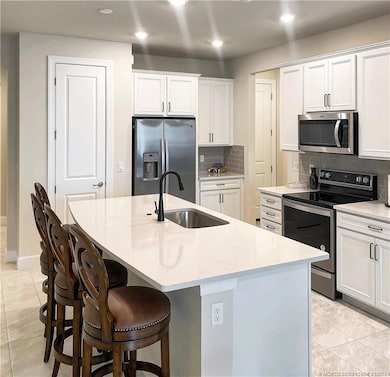 Bright spacious kitchen.