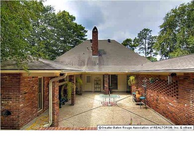 Back patio and porches