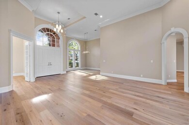 Dedicated office with double French doors adjacent to entry