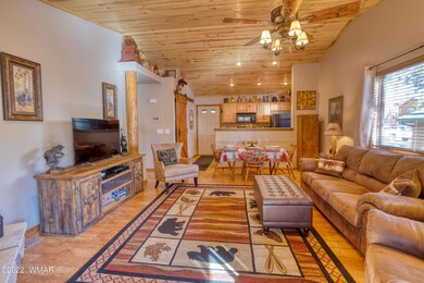 Living Room into Kitchen