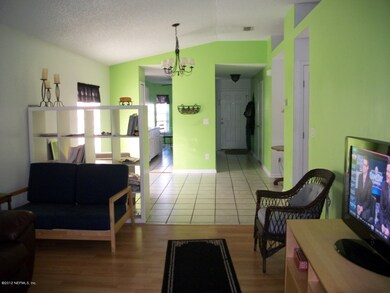 View from Living Area to Dining Room