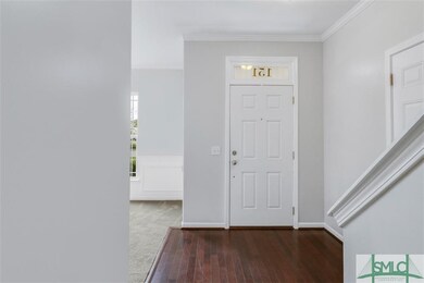 Hard wood flooring in foyer