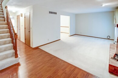 Living room view from front door