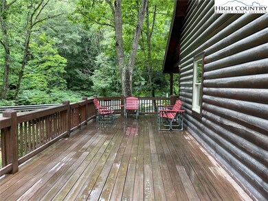 Spacious side deck.