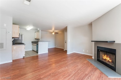 Living room, kitchen and dining nook
