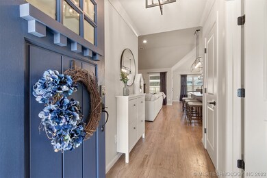 View from front doorway into home